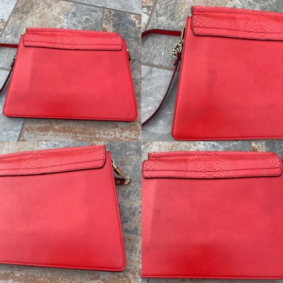 SOLD Chloe Medium Faye Python Crossbody Bag - Picture 5 of 13